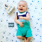 Baby Milestone Blocks - Tropical Greenery - Stick'em Up Baby®