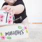 Baby Milestone Blocks - Watercolor Floral - Stick'em Up Baby®