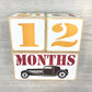Baby Milestone Blocks - Vintage Cars - Stick'em Up Baby®