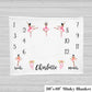 Baby Milestone Blanket - Baby Girl Gift - Stick'em Up Baby®