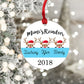 Grandma's Reindeer Round Ornament | Personalized - Stick'em Up Baby®