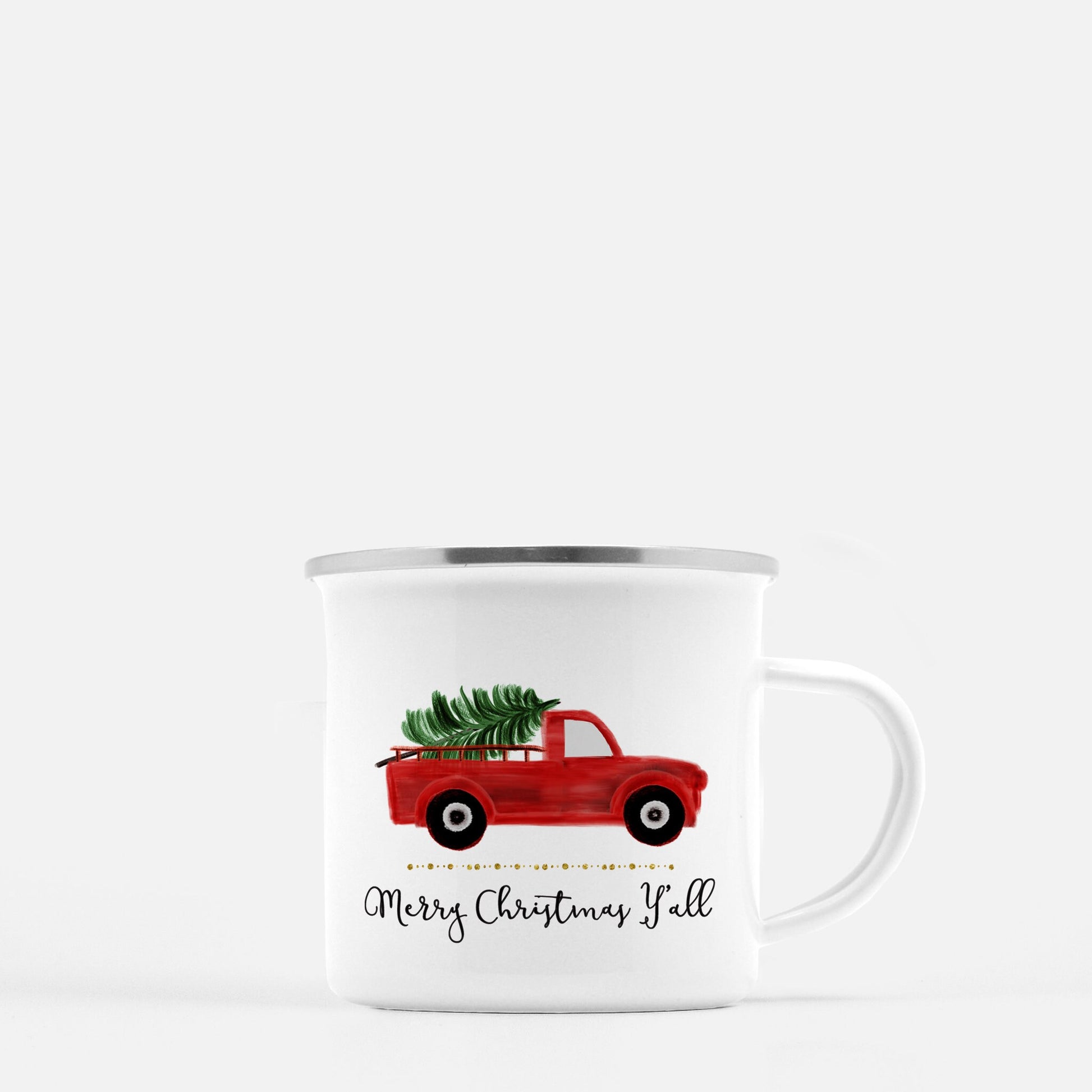 Merry Christmas Y'all Coffee Mug - Stick'em Up Baby®