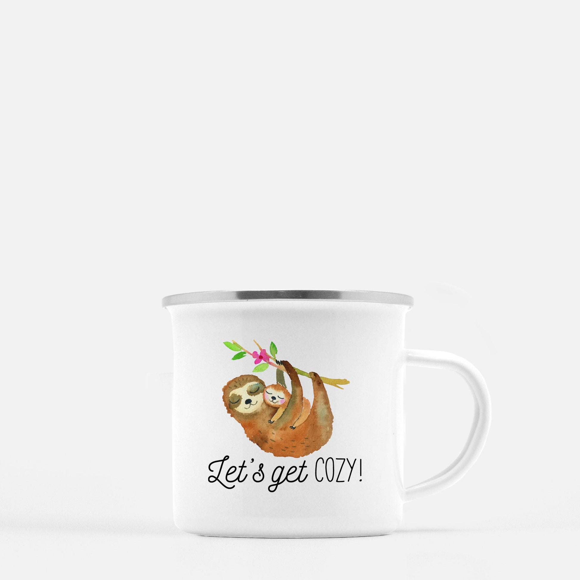 Let's Get Cozy Sloth Mug - Stick'em Up Baby®