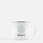 Personalized Snowflake Mug | Blue Design - Stick'em Up Baby®