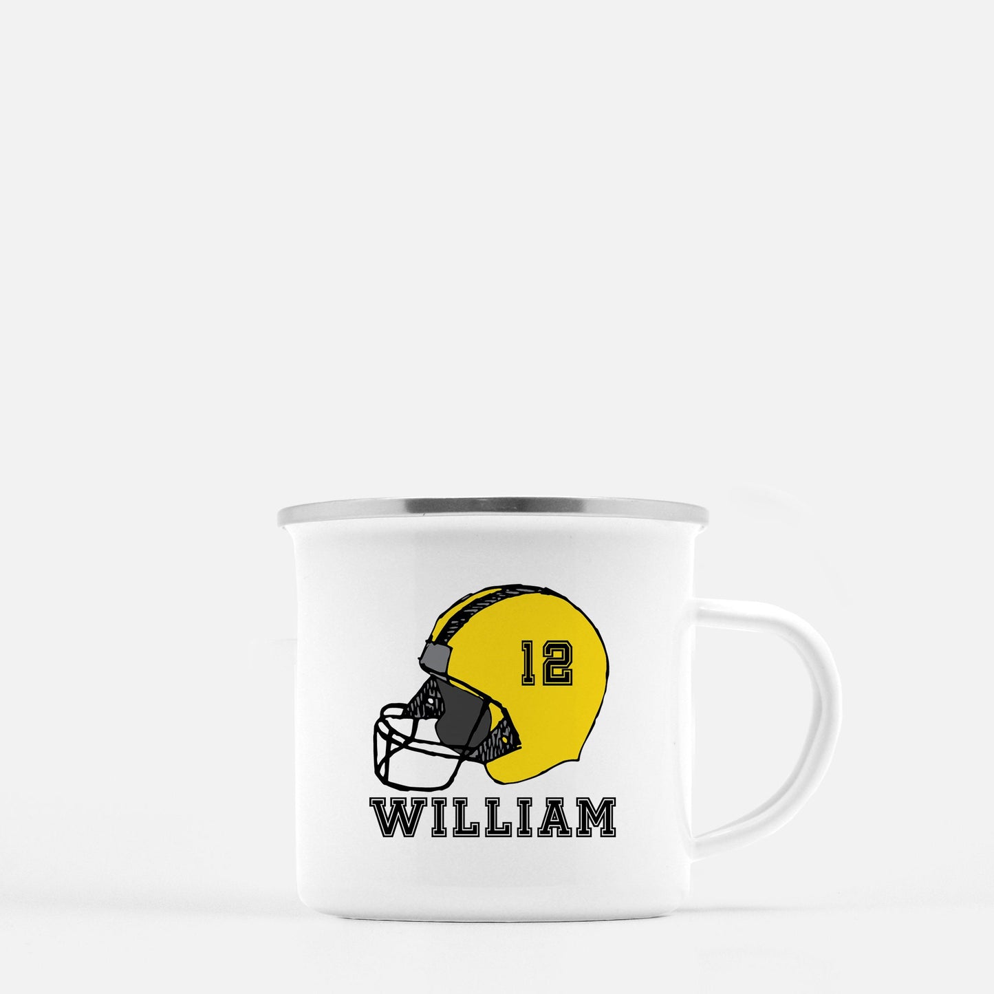 Personalized Football Helmut Mug | Sports Mugs] - Stick'em Up Baby®
