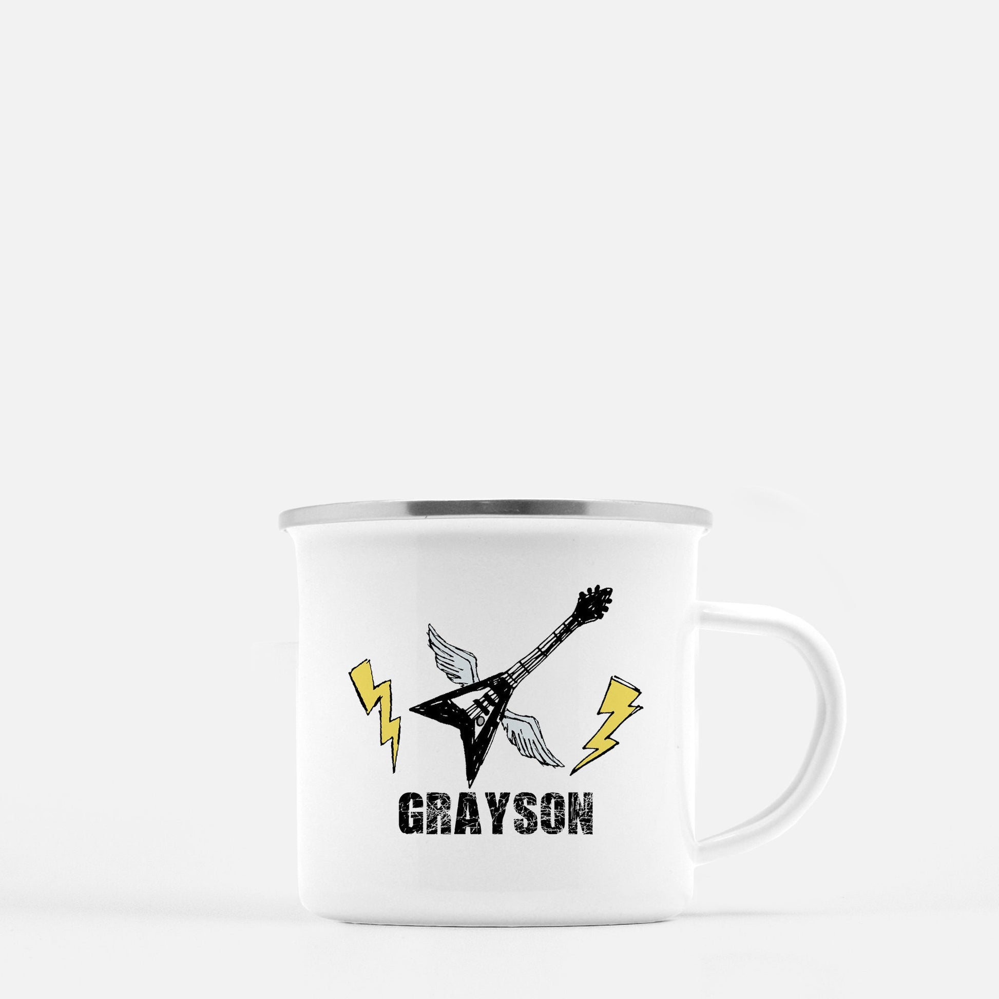 Personalized Rock and Roll Mug - Stick'em Up Baby®