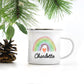 Personalized Rainbow Mug | Muted Colors - Stick'em Up Baby®