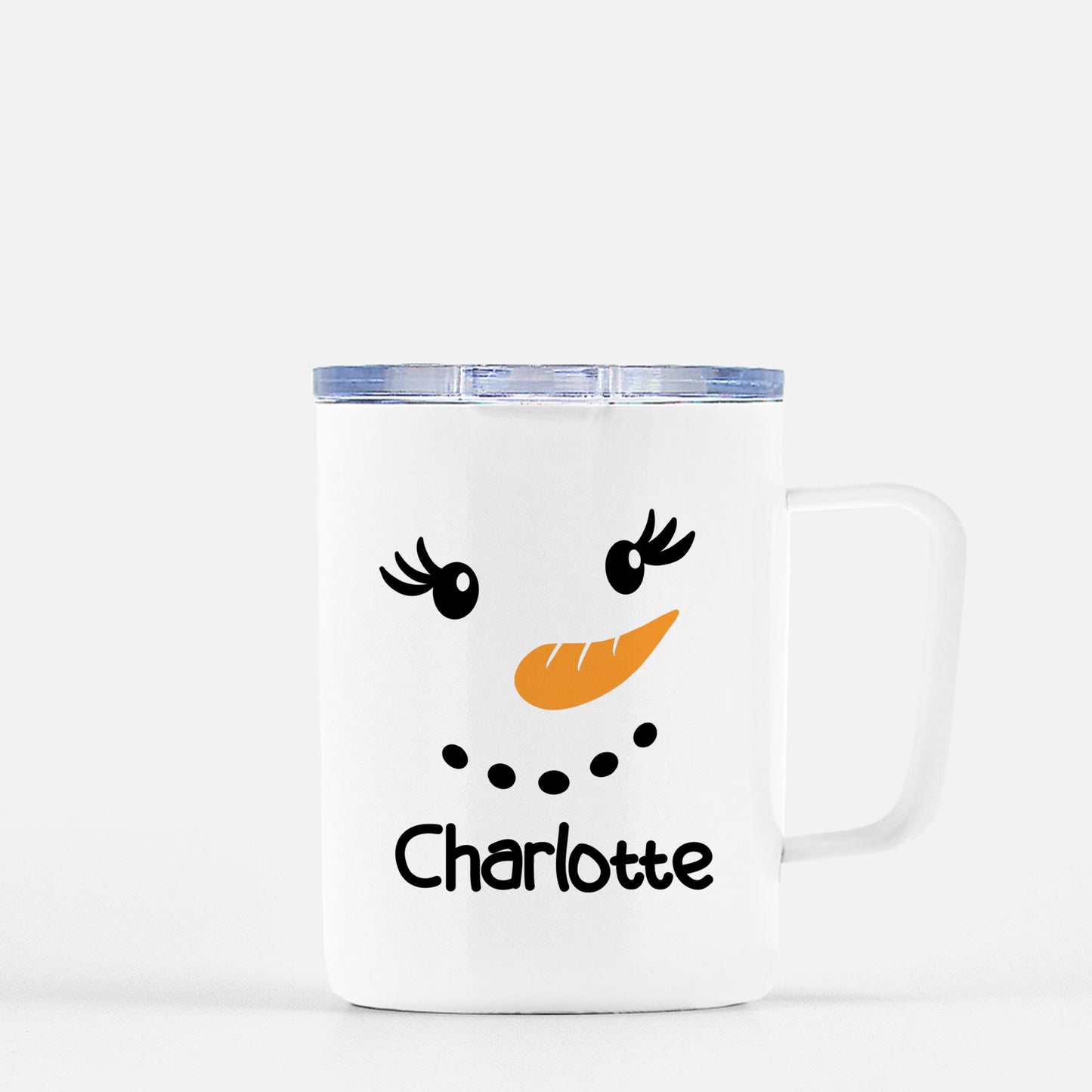 Personalized Girl Snowman Mug | Stocking Stuffer - Stick'em Up Baby®