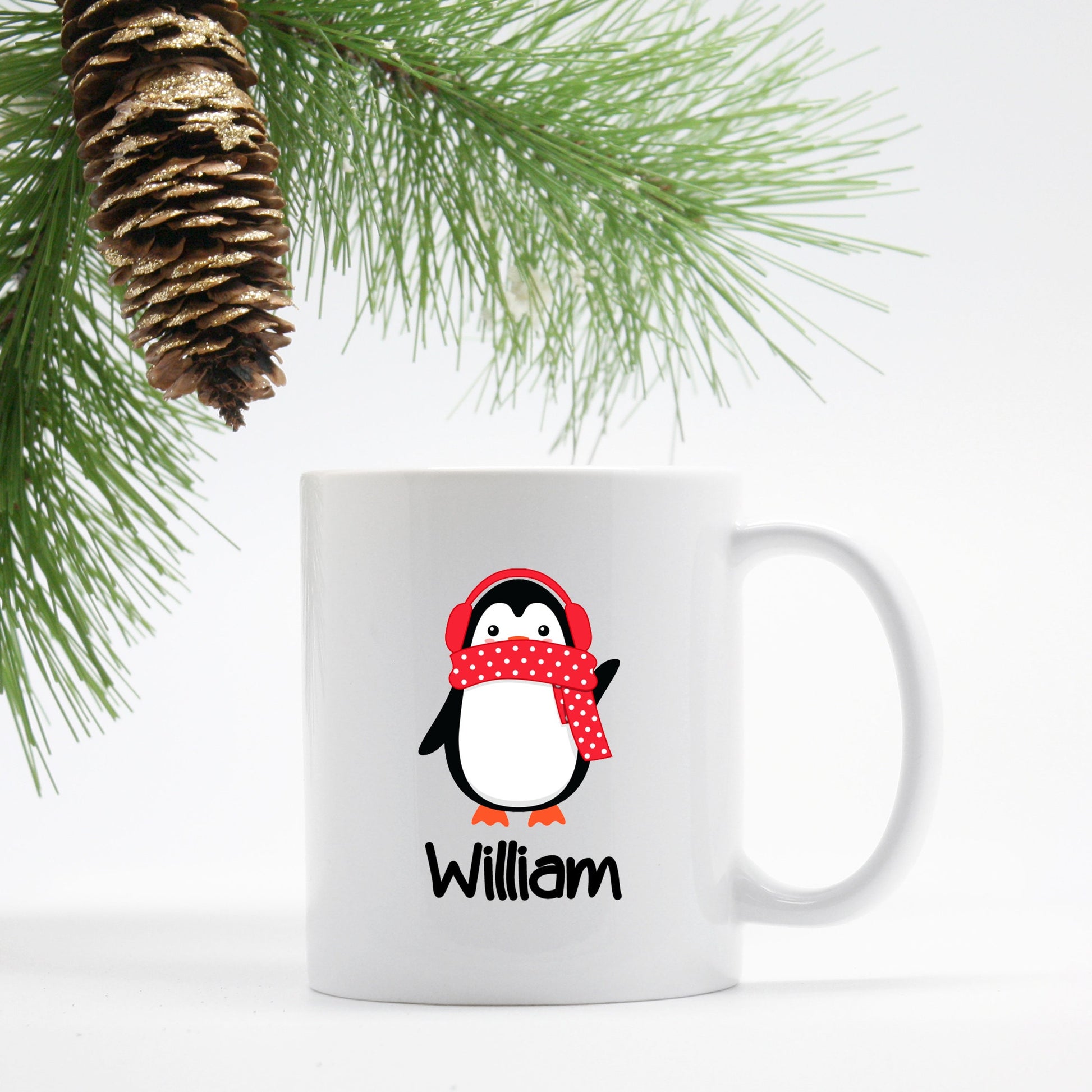 Personalized Penguin Mug | Choose From 7 Penguins - Stick'em Up Baby®
