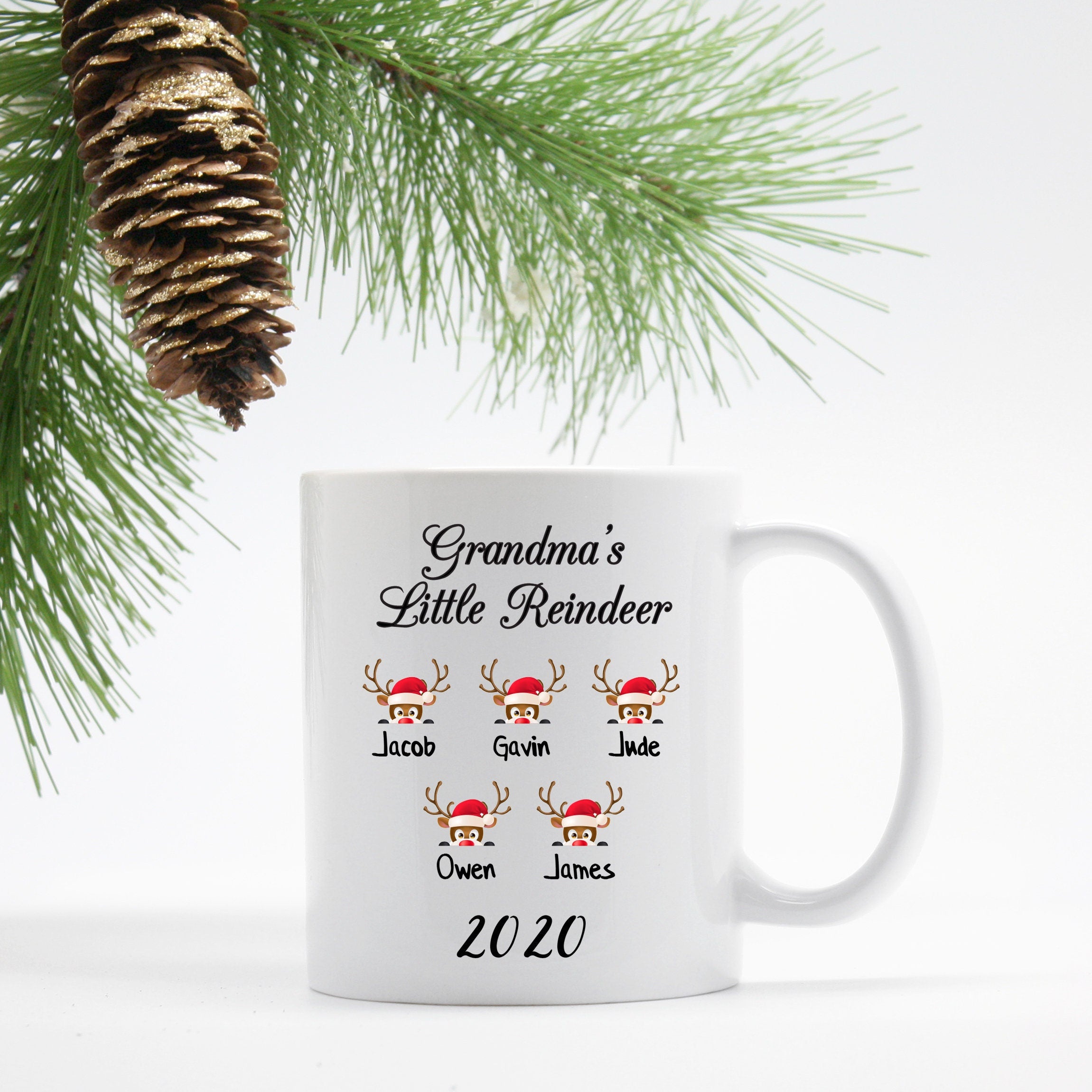 Personalized Girl Reindeer Mug – Stick'em Up Baby®