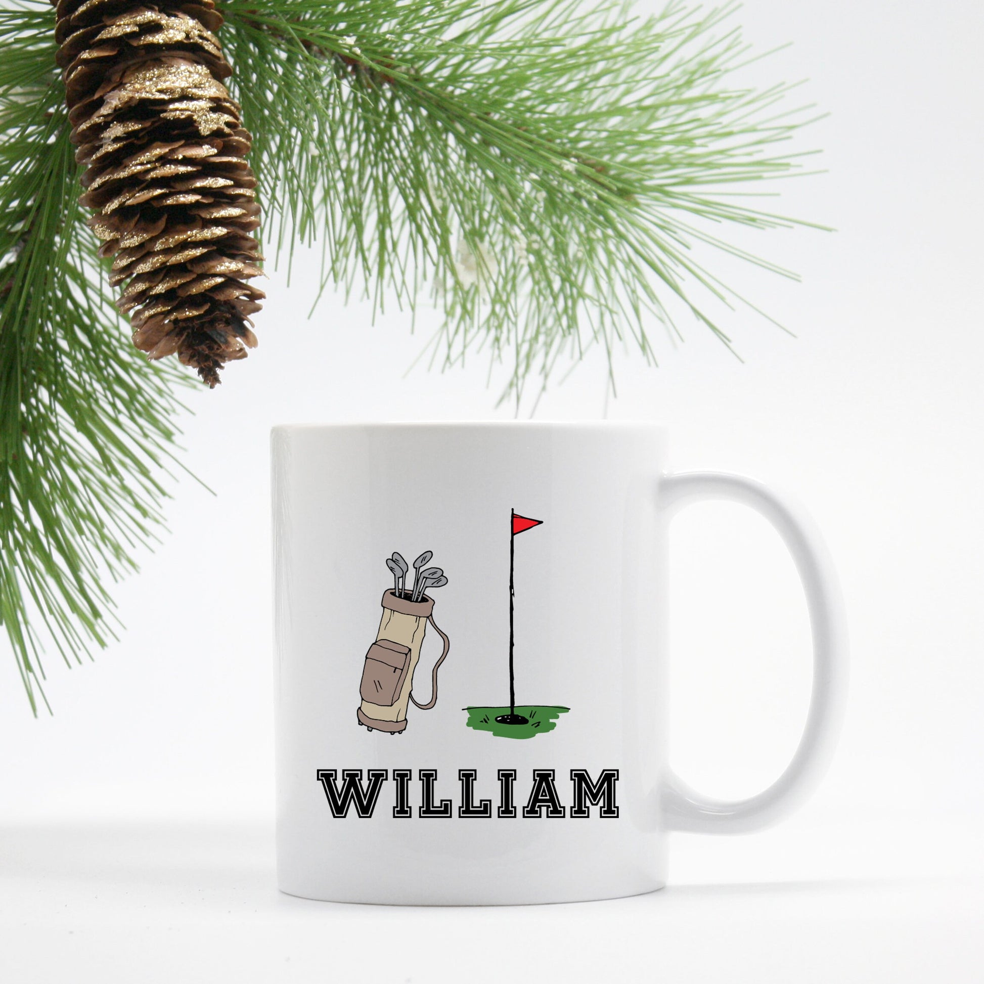 Personalized Golf Mug | Sports Mug - Stick'em Up Baby®