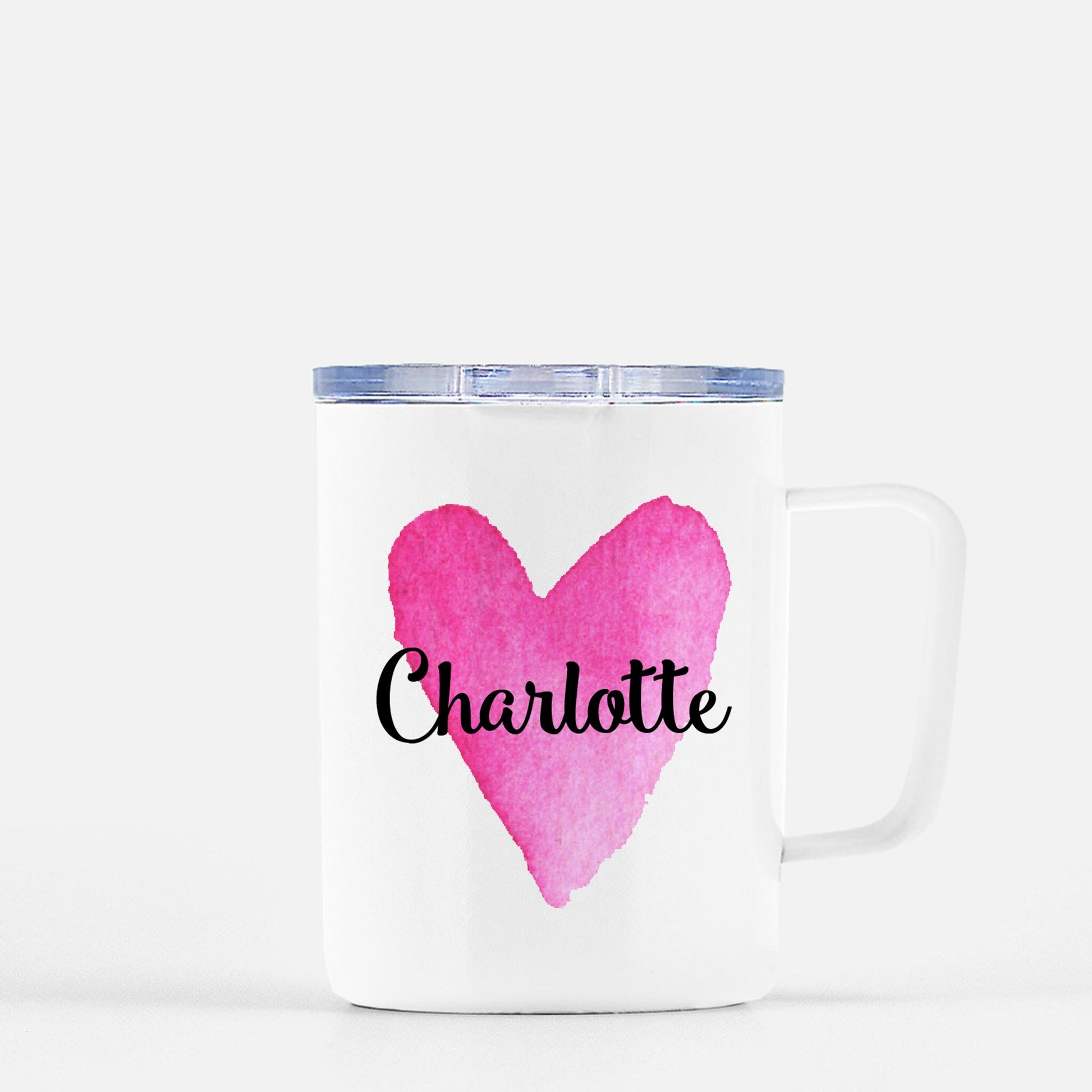 Personalized Heart Mug | Hot Chocolate Mug - Stick'em Up Baby®
