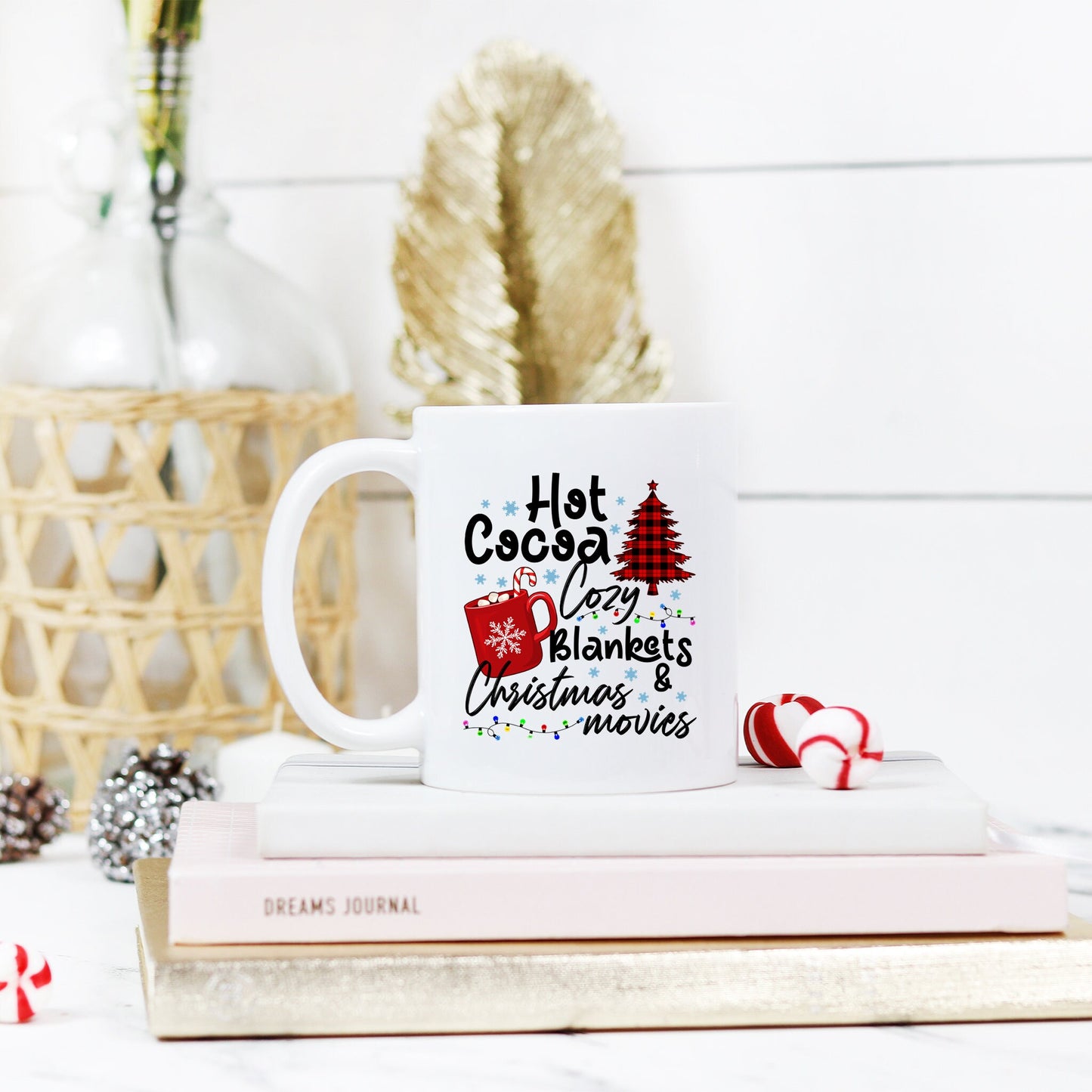Hot Cocoa Cozy Blankets and Christmas Movies Mug - Stick'em Up Baby®