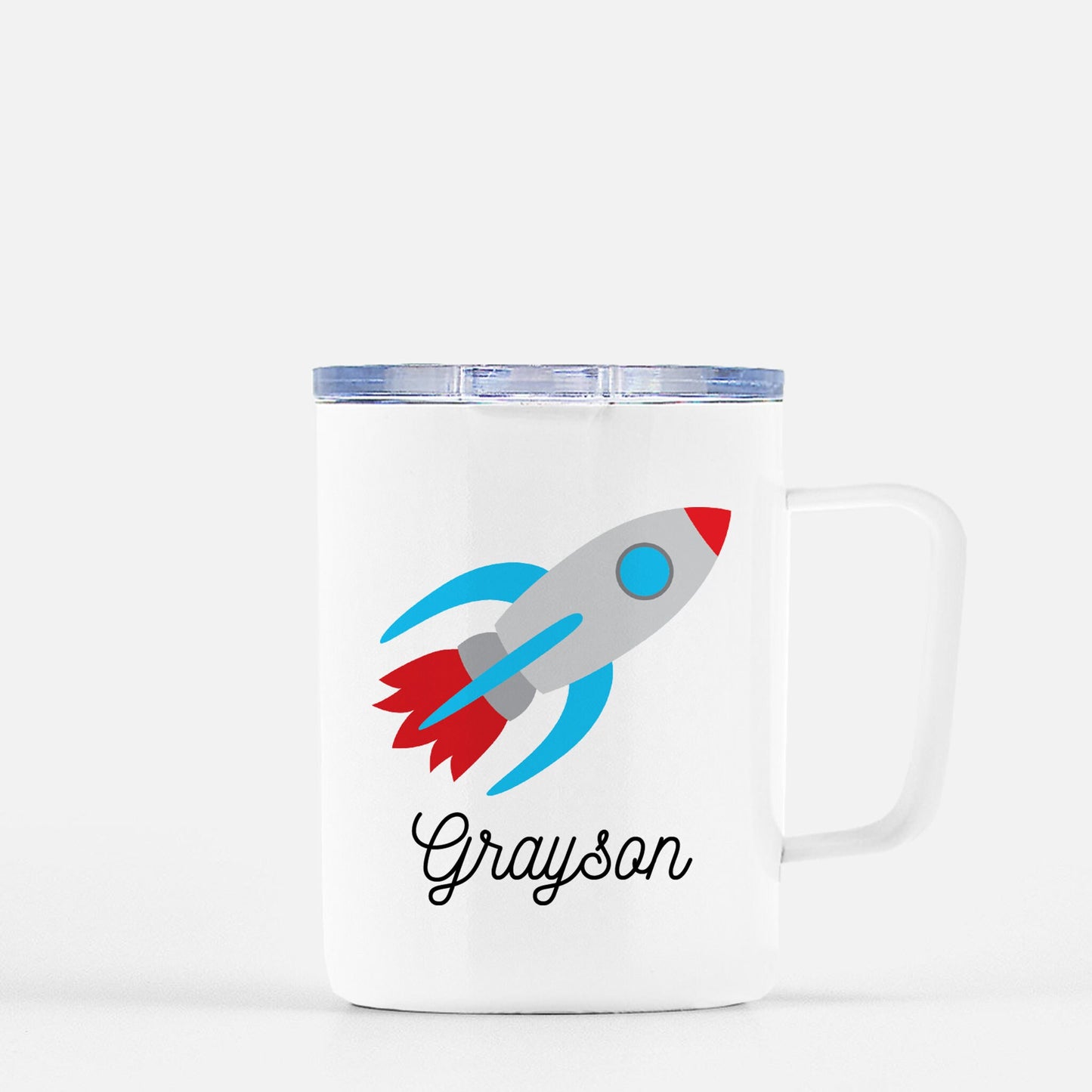 Personalized Rocketship Mug - Stick'em Up Baby®