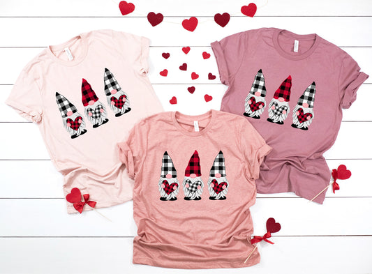 Valentine's Gnome Shirt - Valentine's Day Shirt for Women