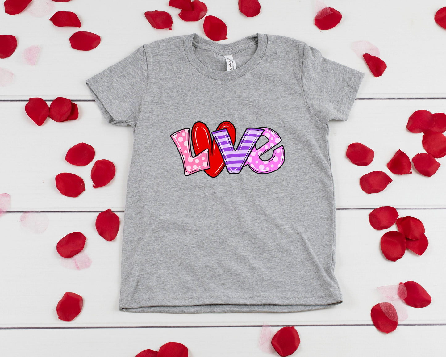 Love Shirt - Girls Valentines Shirts - Stick'em Up Baby®