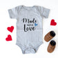 Made with Love Shirt - Stick'em Up Baby®