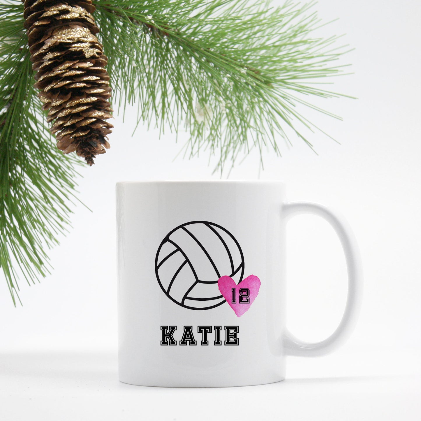 Personalized Volleyball Mug | Sports Mug - Stick'em Up Baby®
