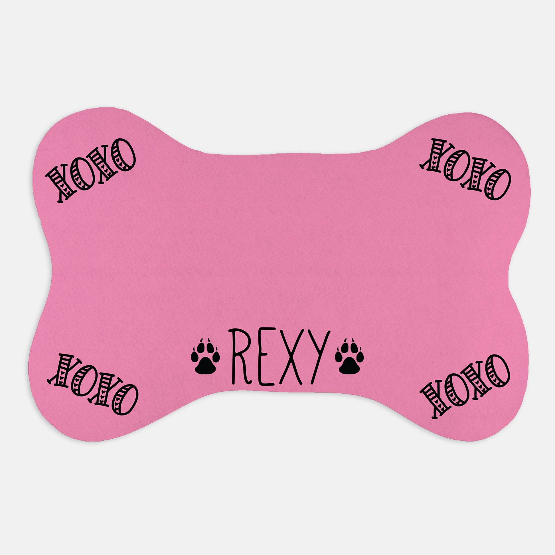 Personalized Pet Placemat - Valentine's Day Dog Gift - Stick'em Up Baby®