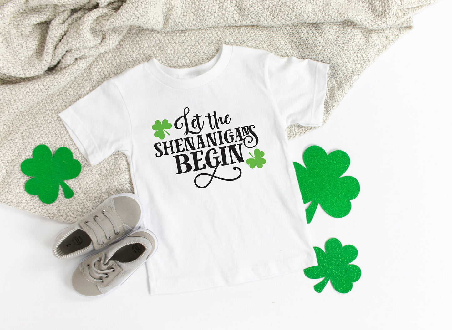 Let the Shenanigans Begin - Kids St. Patrick's Day Shirt - Stick'em Up Baby®