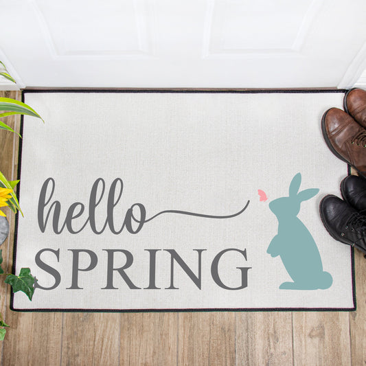 Hello Spring Doormat - Easter Doormat - Stick'em Up Baby®
