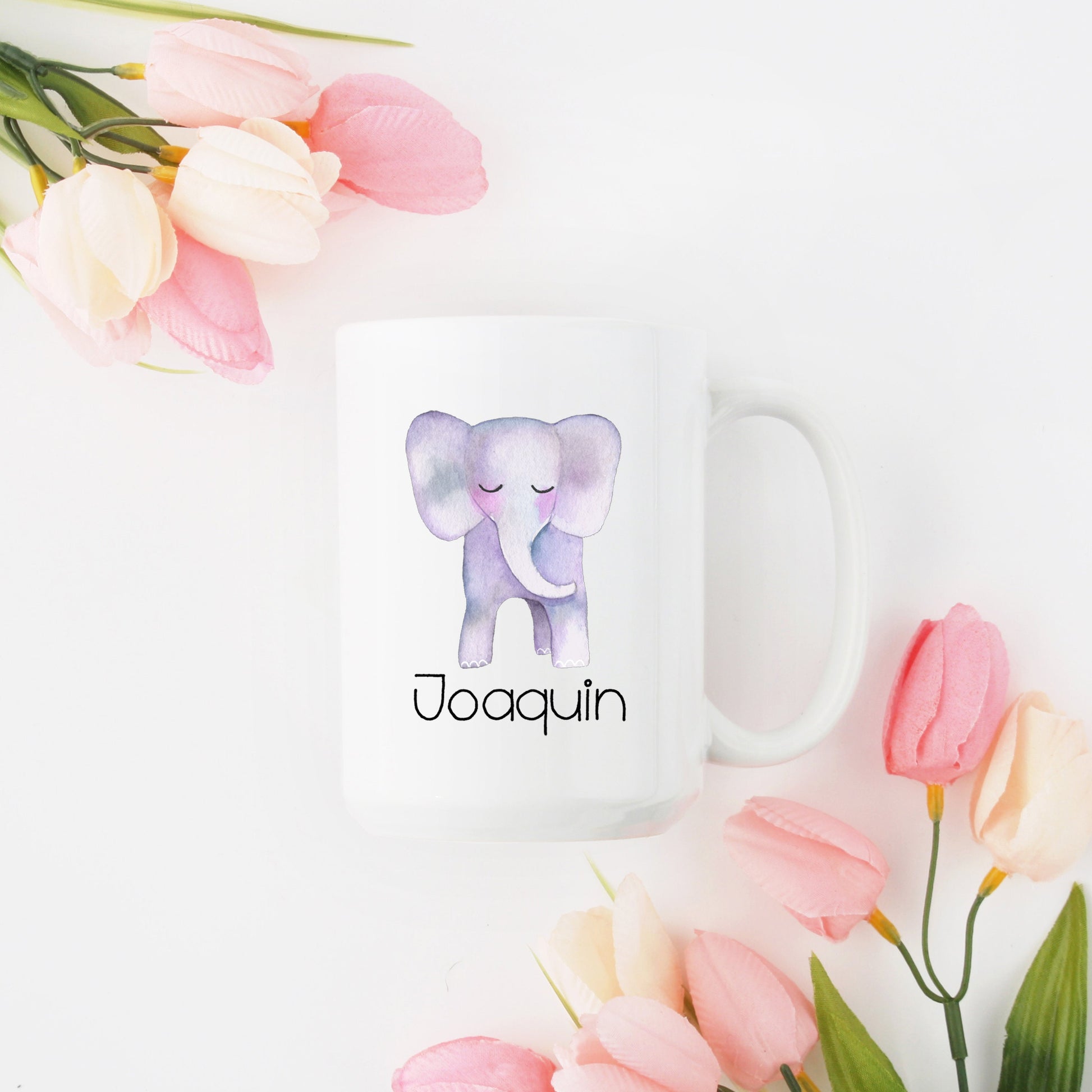Personalized Elephant Mug - Stick'em Up Baby®
