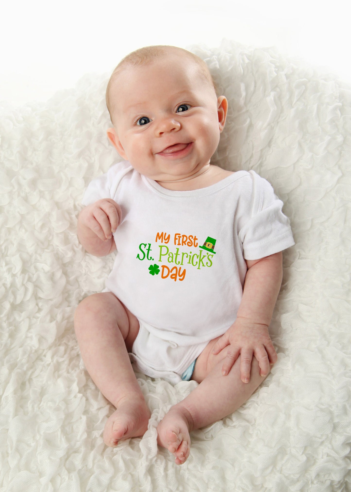 My First St. Patrick's Day - Kids St. Patrick's Day Shirt - St. Paddy's Shirt - St. Patty's - Stick'em Up Baby®