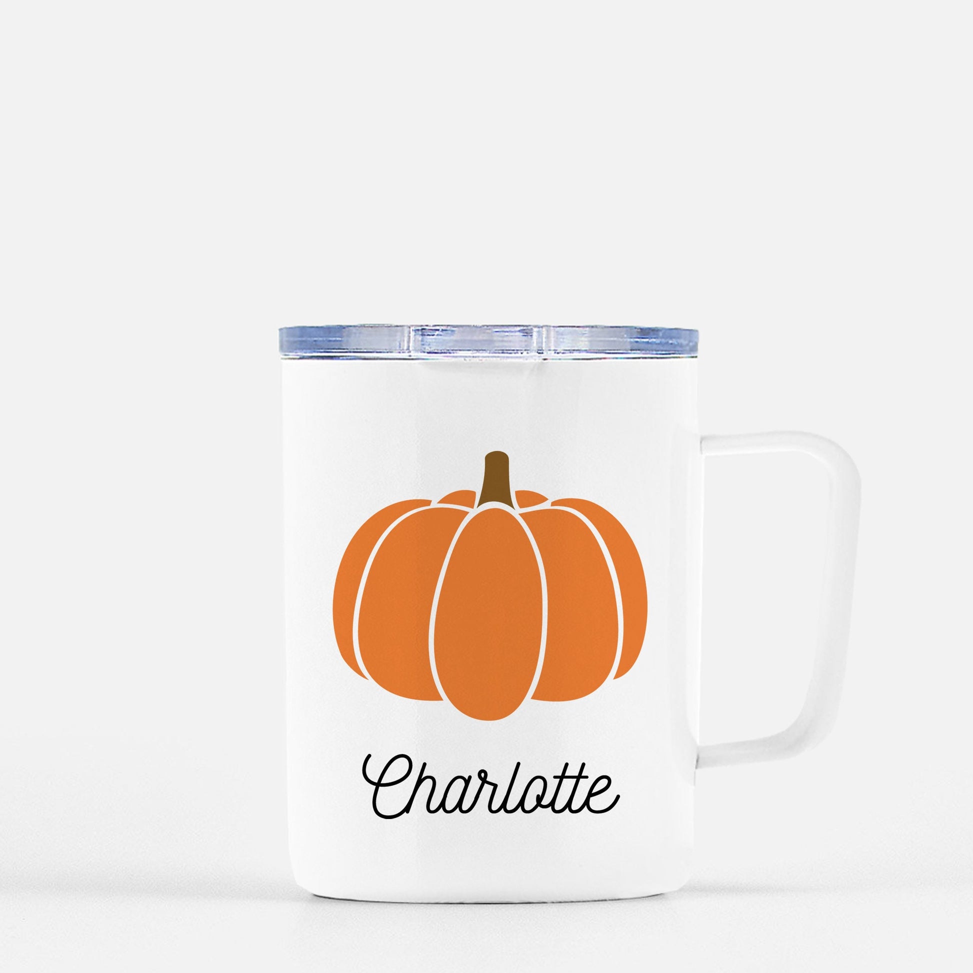 Personalized Orange Pumpkin Mug | Fall Mug - Stick'em Up Baby®
