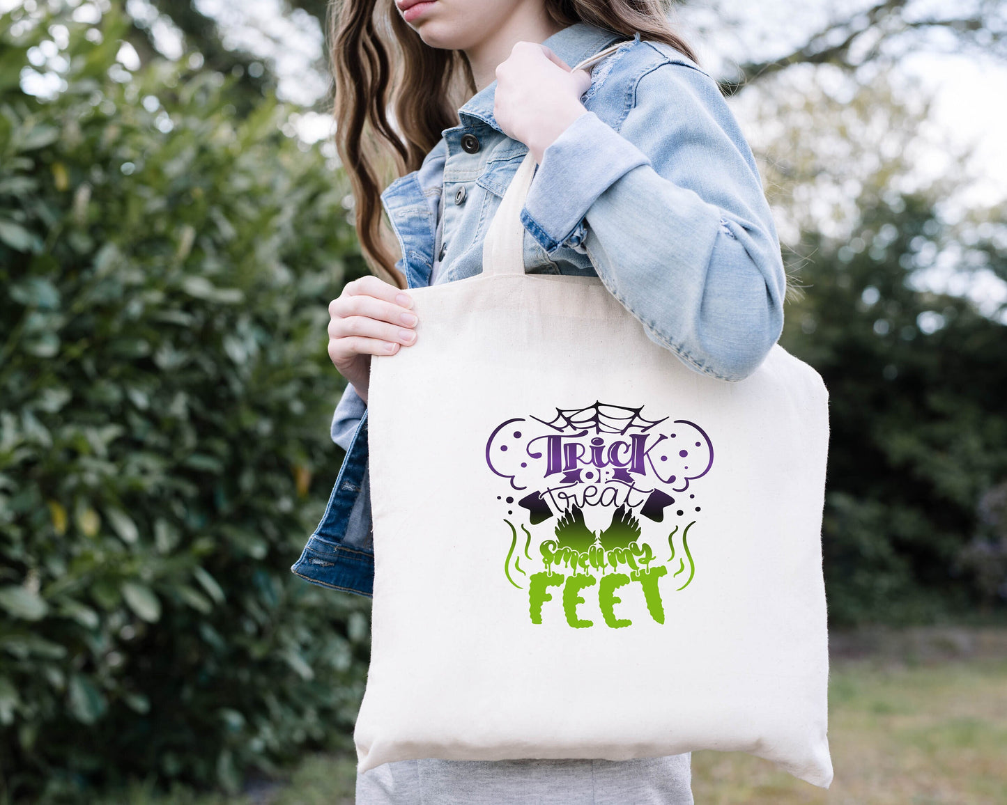 Trick or Treat Bags, Personalized Halloween Bag, Halloween Candy Bags, Trick or Treat Smell My Feet, Halloween Treat Bags for Kids, For Boys