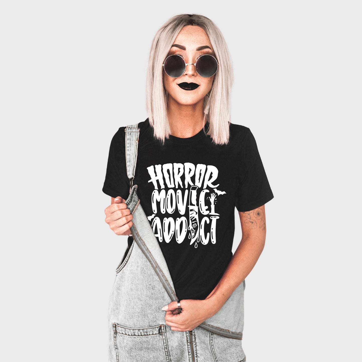 Horror Movie Addict - Women's Halloween Shirt