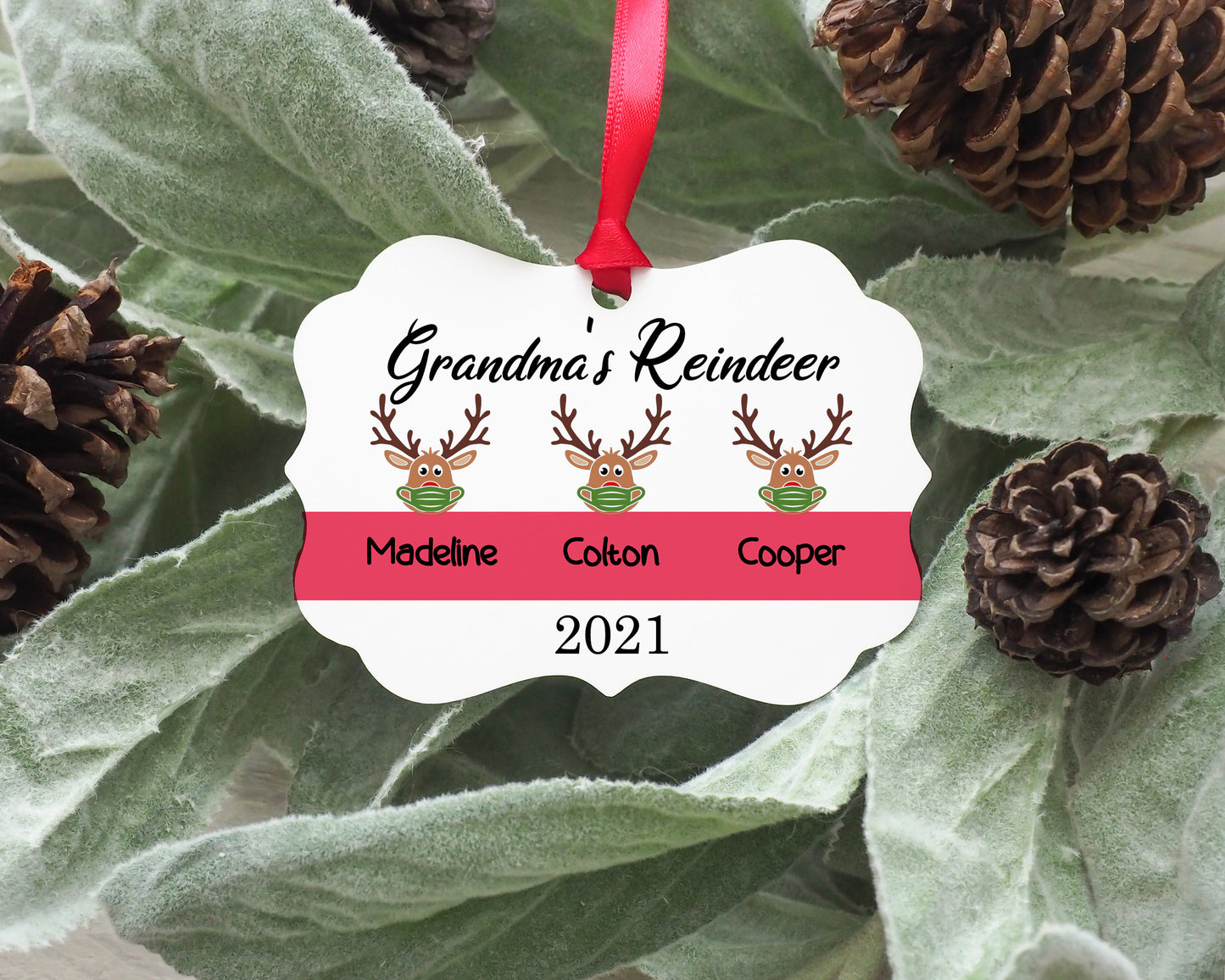 2021 Personalized Grandparent Ornament | Pandemic Ornament - Stick'em Up Baby®