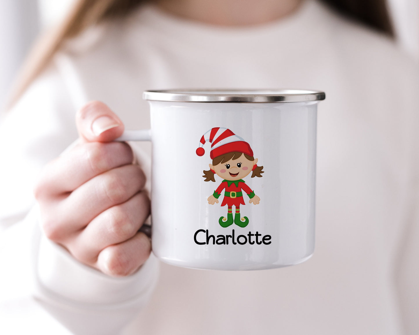 Personalized Elf Mug | Choose From 16 Elf Designs - Stick'em Up Baby®