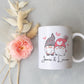 Personalized Valentine's Gnome Couple Mug