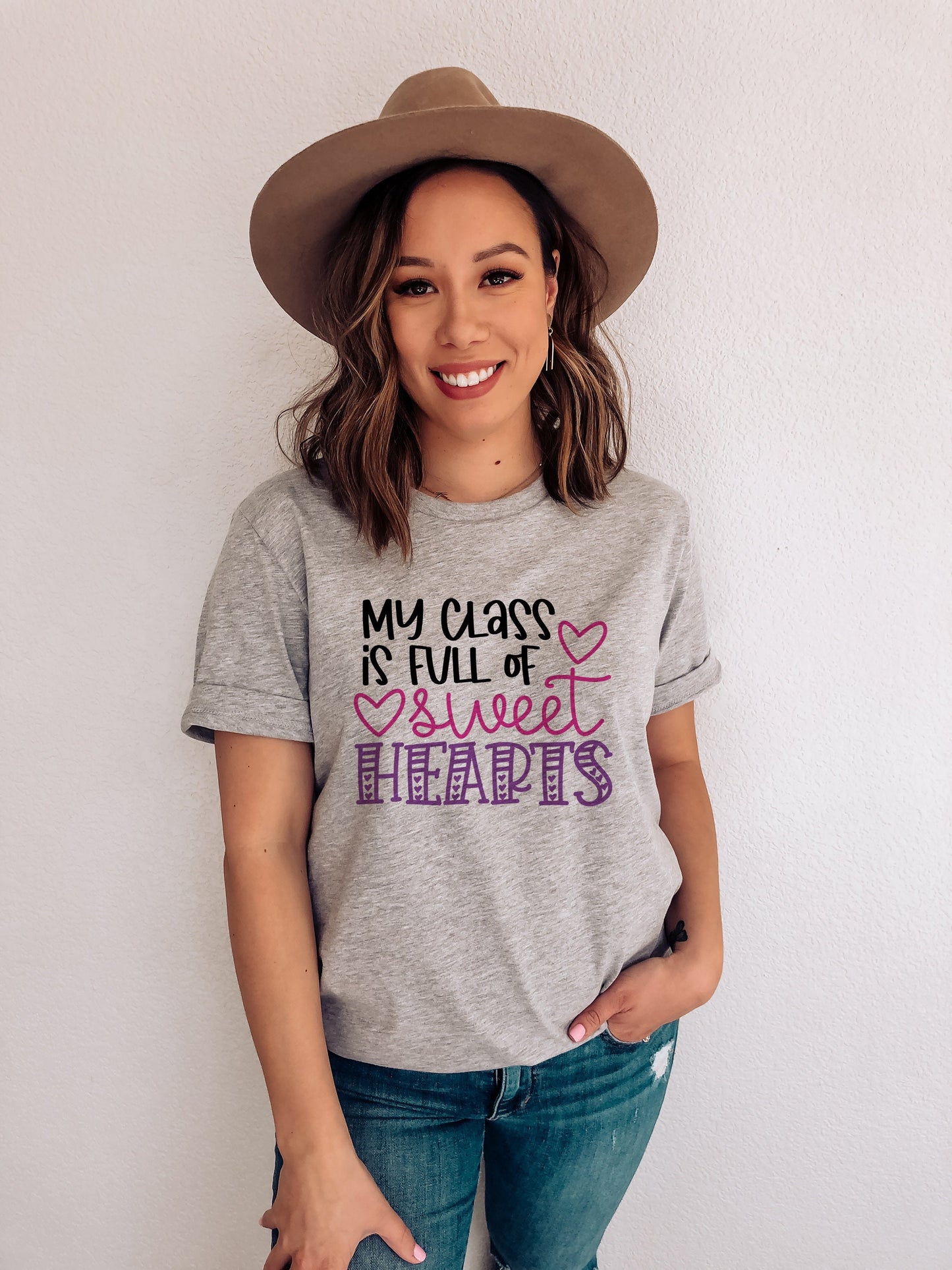 My Class is Full of Sweethearts | Teacher Valentine's Day Shirt