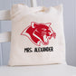 Personalized School Mascot Tote Bag - Teacher Tote Bag - Personalized Tote Bag - Teacher Gift - Personalized Gift for Teachers - Custom Tote