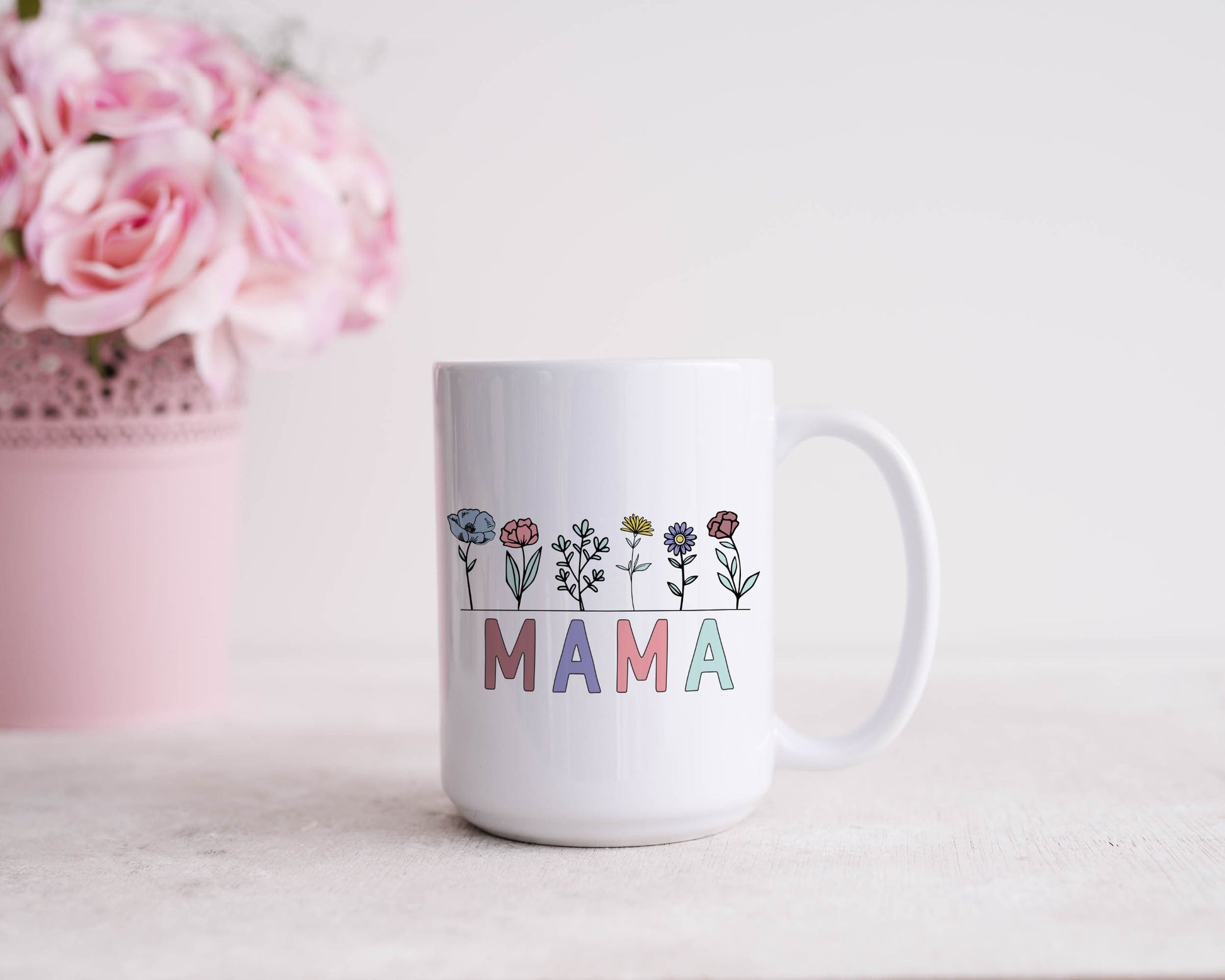 Mother's Day Gift | Mug for Mom | Floral Mug | Mama Mug | Gift for Mom | Mother's Day Present