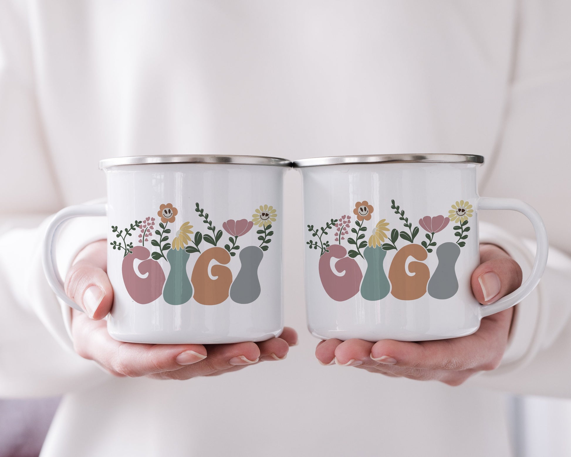 Mother's Day Gift | Mug for Gigi | Gigi Gift | Retro Gigi Floral Mug | Mother's Day Present | Pretty Mugs | Gigi Mug