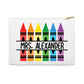 Personalized Pencil Bag for Teachers - Canvas Penicil Bag - Personalized Pencil Bag for Kids - Teacher Gift - Personalized Gift for Teachers