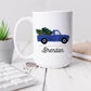 Holiday Decor - Christmas Truck Mug - Christmas Mug - Personalized Mug - Christmas Gift for Him - Coffee Mug - Personalized Gift - Hot Cocoa